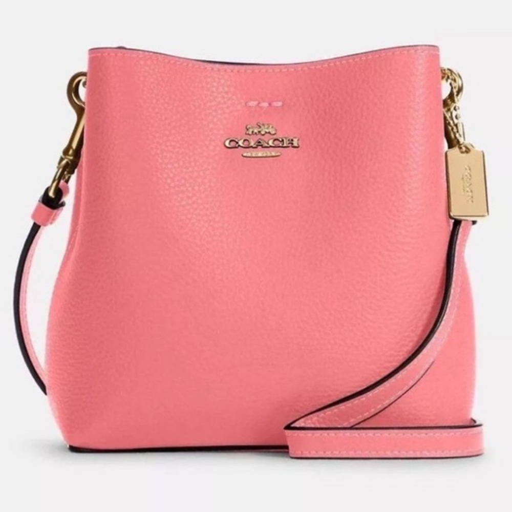 Coach Mini Town Taffy Pink Crossbody Bag NWT